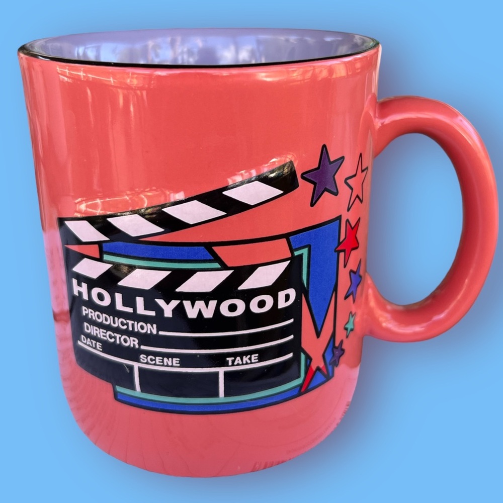 Hollywood Movie Film Clapper. Huge Oversized Coffee Mug. Super Cute.